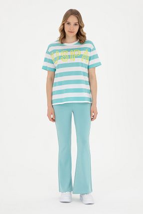 شلوار کرمگن سبز زنانه Relaxed U.S. Polo Assn. - کد 832503898