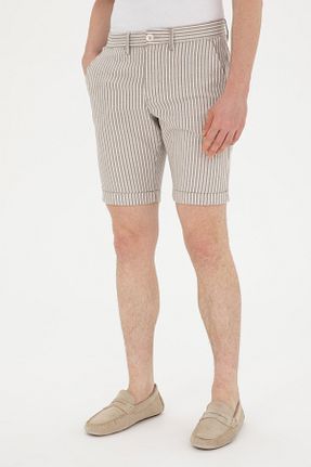 شلوارک و برمودا طوسی مردانه رگولار U.S. Polo Assn. - کد 833009554
