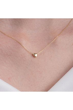گردنبند طلا زرد زنانه 14 عیار FasekGold - کد 860202007