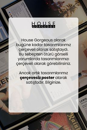 تابلو مشکی Kağıt House Gorgeous - کد 750875721
