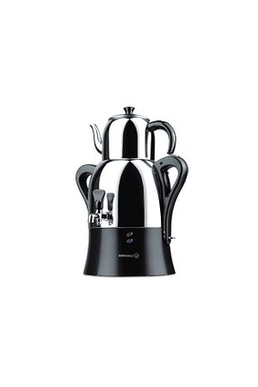 چای ساز مشکی KORKMAZ - کد 624996