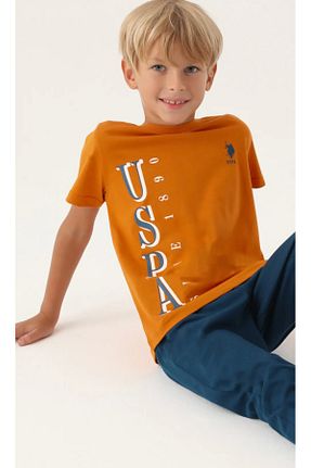 ست لباس راحتی نارنجی بچه گانه لیسانس دار	 U.S. Polo Assn. - کد 862735582