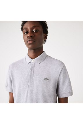 پولوشرت آبی مردانه پنبه ای Lacoste - کد 4760330