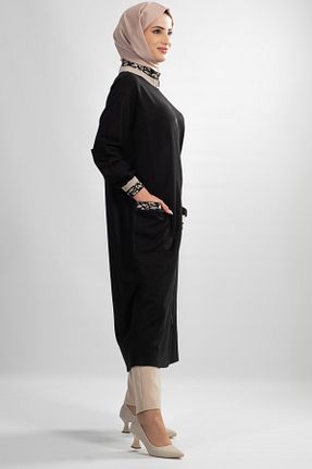 کلاه و ابایا مشکی زنانه مخلوط ویسکون Armine - کد 862734488