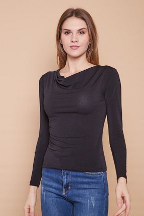 بادی مشکی زنانه یقه دگاژه Jument - کد 372797079