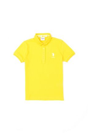 پولوشرت زرد بچه گانه پارچه U.S. Polo Assn. - کد 833241032