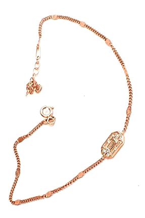 خلخال نقره طلائی زنانه OSESHOP - کد 128261207