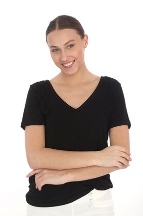 تیشرت مشکی زنانه رگولار penyebizden - کد 799839284
