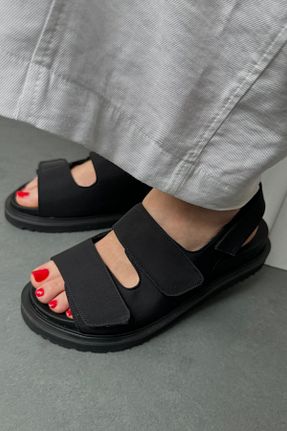 دمپائی مشکی زنانه چرم مصنوعی Mupa Shoes - کد 833118247