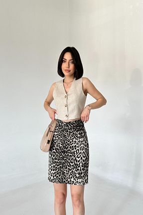دامن مشکی زنانه پنبه ای XRAY JEANS - کد 862738753