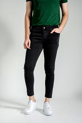 شلوار جین مشکی مردانه پاچه تنگ CEDY DENIM - کد 312406471