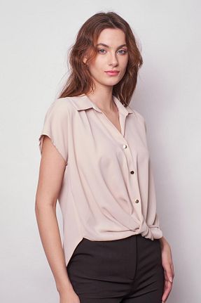 پیراهن بژ زنانه رگولار Jument - کد 820891986