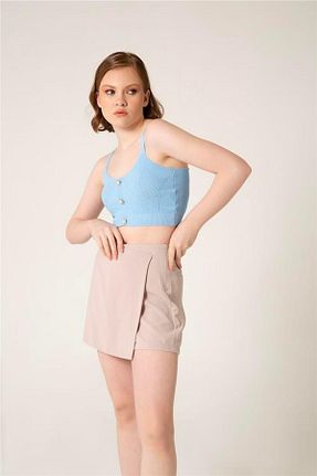 بلوز بژ زنانه ساده Avrile - کد 700150528