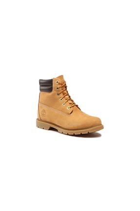 بوت / نیم بوت قهوه ای زنانه پاشنه ضخیم Timberland - کد 862740028