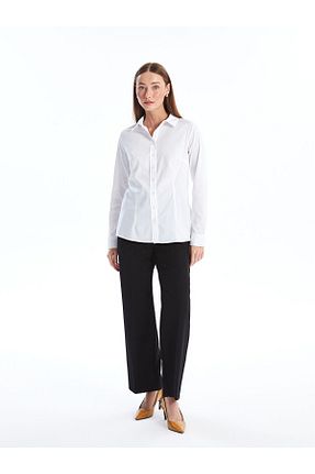 پیراهن سفید زنانه رگولار LC Waikiki - کد 850542602