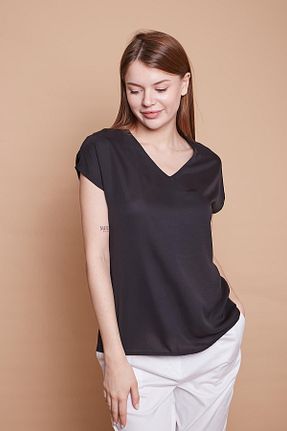 بلوز مشکی زنانه ساده Jument - کد 685594792