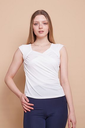 بلوز بژ زنانه ساده Jument - کد 472915694