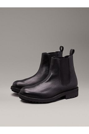 بوت / نیم بوت مشکی مردانه پاشنه ضخیم Calvin Klein - کد 862754878