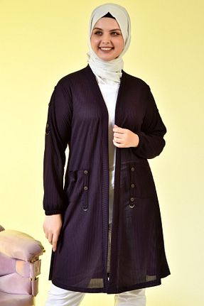 رویه سایز بزرگ بنفش زنانه پلی ویسکون Ferace - کد 635529799