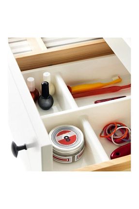 نظم دهنده کمد سفید 1 پارچه IKEA - کد 118167788
