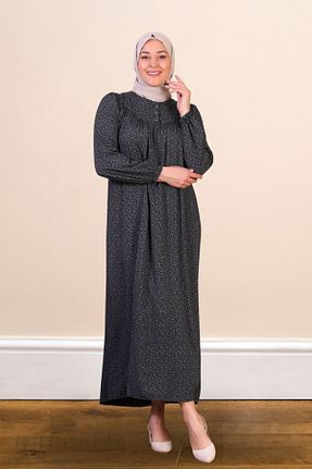 لباس سایز بزرگ طوسی زنانه ویسکون Ferace - کد 837752868