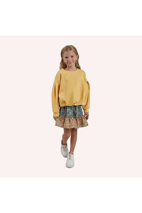سوئیشرت زرد بچه گانه ساده Panço - کد 857841749