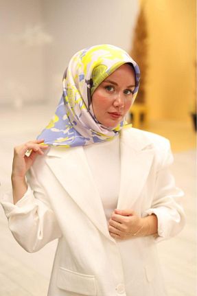 روسری زرد İpek Tivil Silk Home - کد 852161330