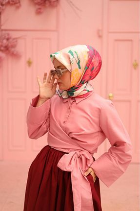 روسری سبز İpek Tivil Silk Home - کد 852158087
