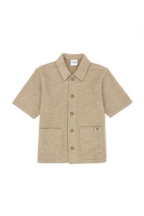 پیراهن خاکی بچه گانه یقه کلاسیک U.S. Polo Assn. - کد 832500796