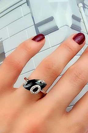 انگشتر نقره زنانه زیرکن OSESHOP - کد 101039427