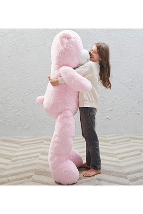 اسباب بازی مخملی صورتی بچه گانه 140 cm Sole - کد 83727652