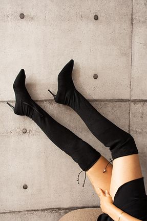 چکمه مشکی زنانه جیر ShoeTek - کد 862801006