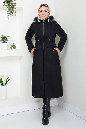 کلاه و ابایا مشکی زنانه مخلوط پلی استر ModaMerve - کد 862800059