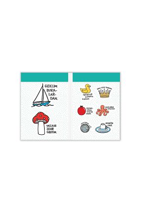 استیکر دیوار رنگی 5+ Hisli Şeyler - کد 862798361
