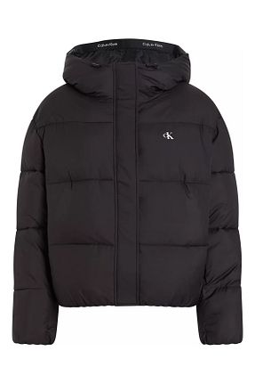 کاپشن مشکی زنانه پلی استر Calvin Klein - کد 862798269