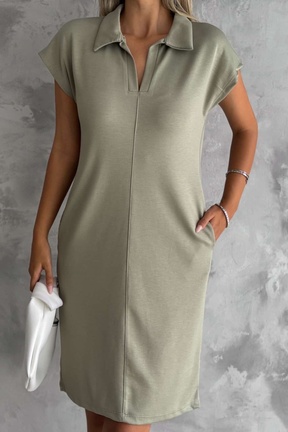 لباس سبز زنانه بافتنی Ded COLLECTION - کد 840083048