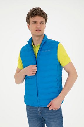 جلیقه آبی مردانه پلی استر U.S. Polo Assn. - کد 831949568