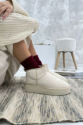 بوت / نیم بوت بژ زنانه جیر inizio - کد 858644060