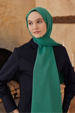 شال فیروزه ای زنانه Modakaşmir - کد 862823178