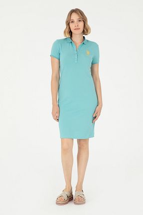 لباس آبی زنانه بافت U.S. Polo Assn. - کد 849989912