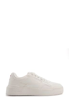 کفش اسنیکر سفید زنانه بند دار U.S. Polo Assn. - کد 862893894