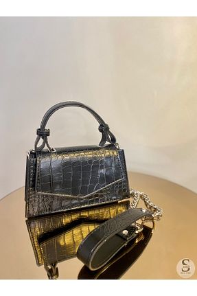 کیف دوشی مشکی زنانه چرم مصنوعی Store - کد 862917361
