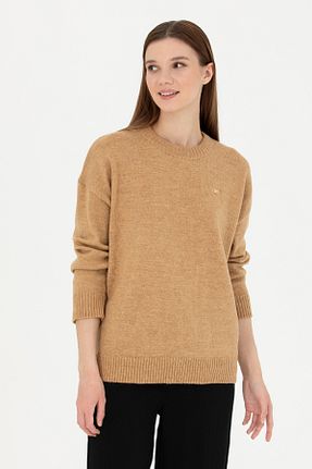 پلیور بژ زنانه ساده U.S. Polo Assn. - کد 834597675