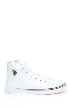کفش اسنیکر سفید مردانه بند دار U.S. Polo Assn. - کد 834785339