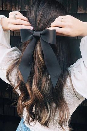 گیره سر مشکی زنانه ساتن PREGIO - کد 862933707