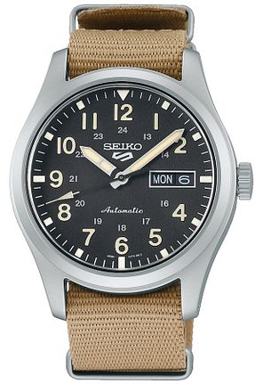 ساعت مچی مشکی مردانه 39 میلی متر Seiko - کد 167643197
