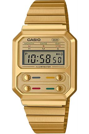ساعت مچی طلائی زنانه 31-35 میلی متر Casio - کد 260131391