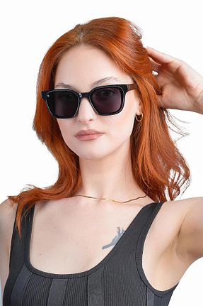 عینک آفتابی مشکی زنانه UV400 Bern Glasses - کد 862752956