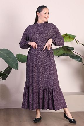 لباس حجاب بنفش زنانه سایز بزرگ Ferace - کد 790492458