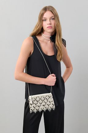 کیف مجلسی بژ زنانه Roman - کد 863039746